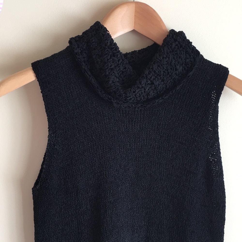 Sigrid Olsen Knitted Cowlneck Tanktop